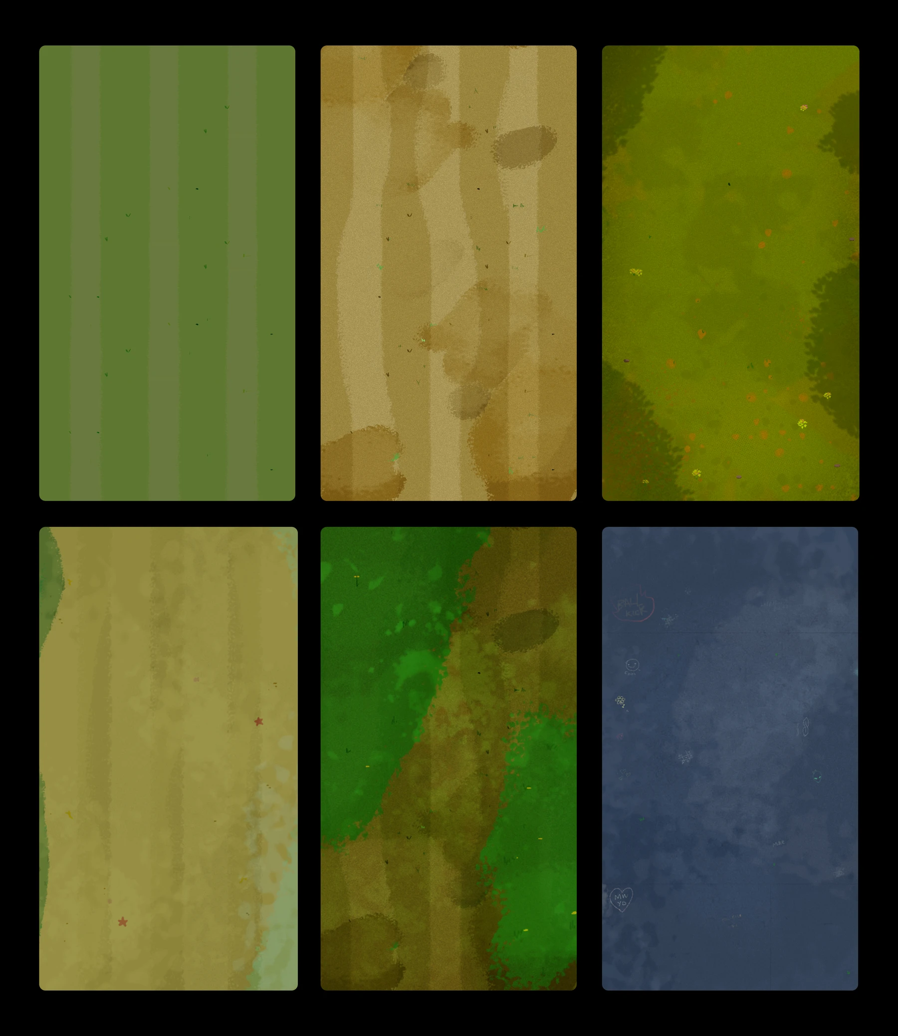 Six different Ballkick soccer fields