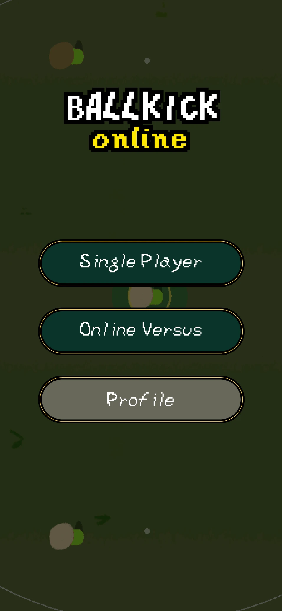 Ballkick main menu