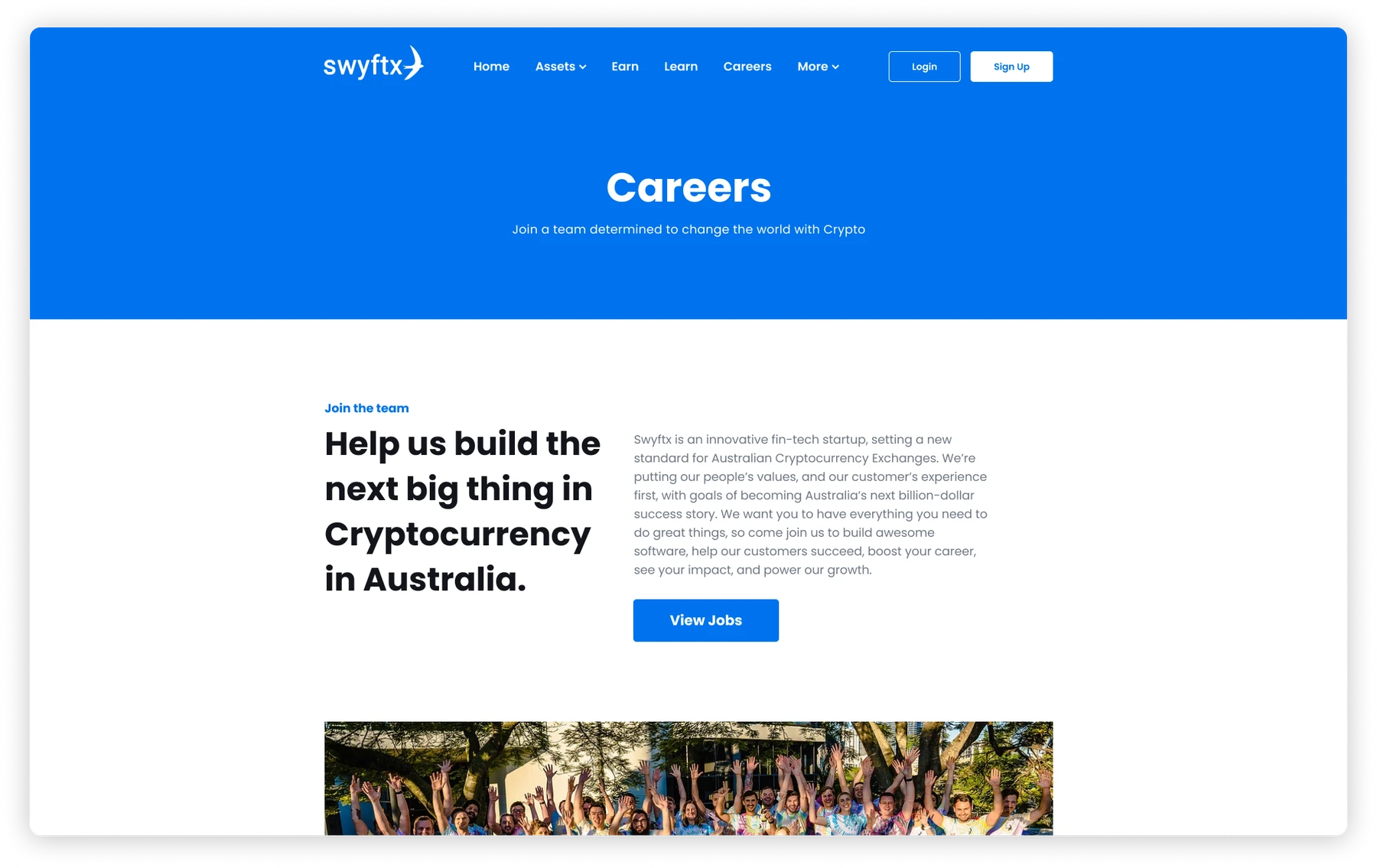 Swyftx careers website